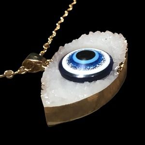 Turkish Evil Eye Pendant Necklace